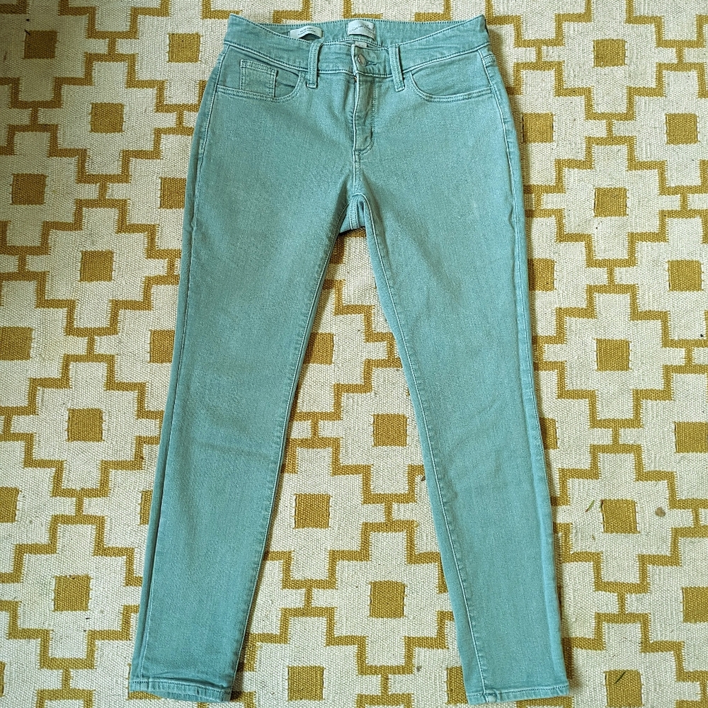Light Teal Skinny Jeans